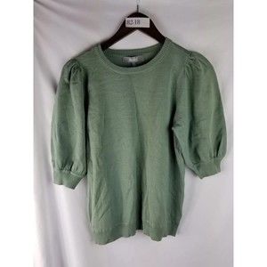Marled Reunited Clothing Short Sleeve Sweater M Women's Green New